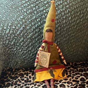 Whimsical Green and Yellow Elf Holiday Decor